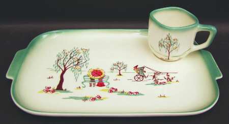 Forever Yours Snack Plate & Cup Set