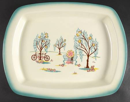 Forever Yours 17" Rectangular Serving Platter