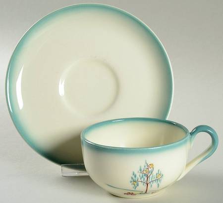 Forever Yours Flat Cup & Saucer Set
