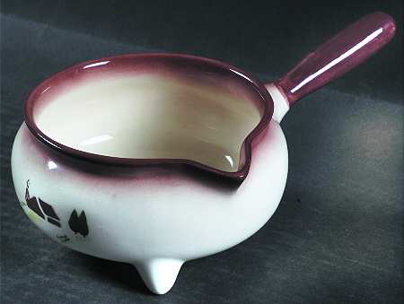 Harvest (Brown Trim) Gravy Boat