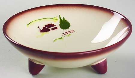 Harvest (Brown Trim) 6" 3-Toed Trivet Bowl