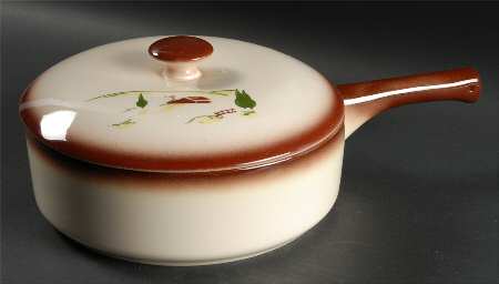 Harvest (Brown Trim) 1.5 Qt Round Covered Casserole