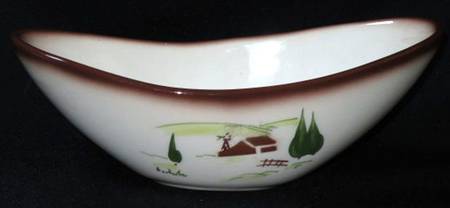 Harvest (Brown Trim) Gravy Boat