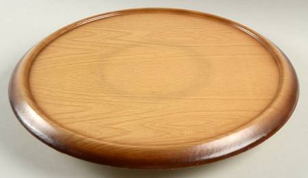 Harvest (Yellow Trim) Wood Lazy Susan Base