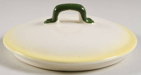 Harvest (Yellow Trim) Lid for Round Vegetable