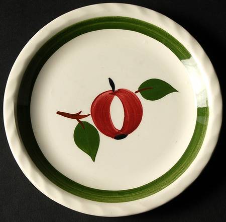 Apple Crunch Bread & Butter Plate