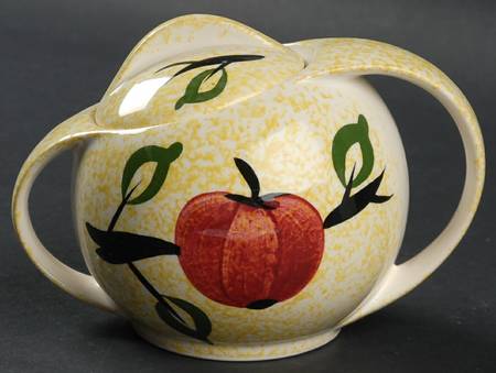 Apple Jack Sugar Bowl & Lid