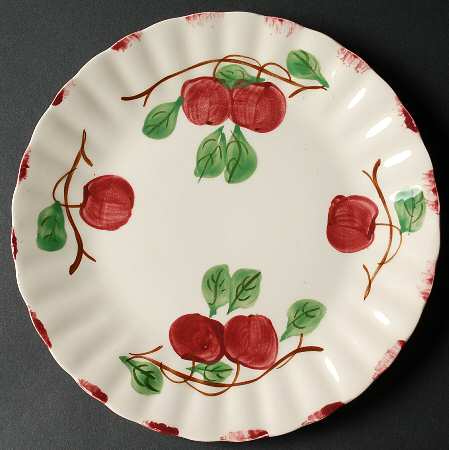 Autumn Apple Luncheon Plate