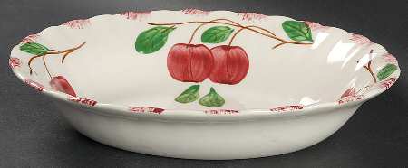Autumn Apple 9" Oval Vegetable Bowl