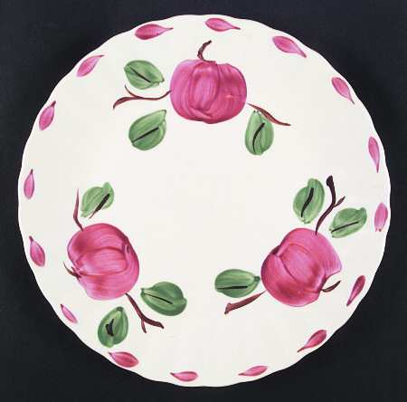Beaded Apple Dinner Plate