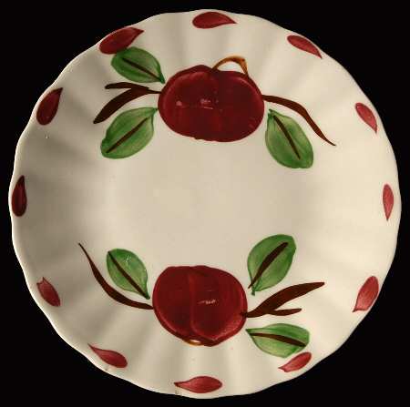 Beaded Apple Bread & Butter Plate