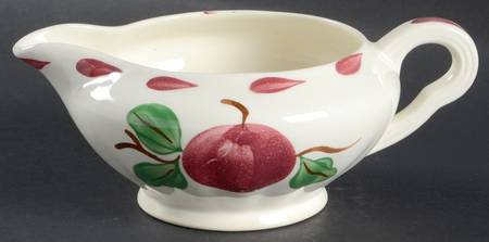Beaded Apple Gravy Boat
