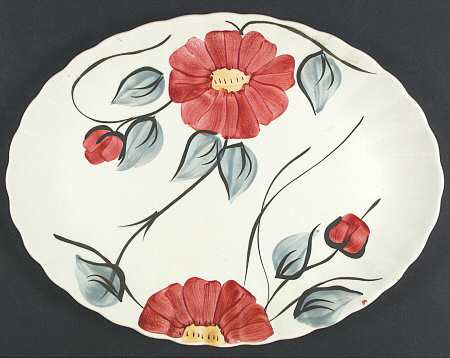 Becky 11" Oval Serving Platter