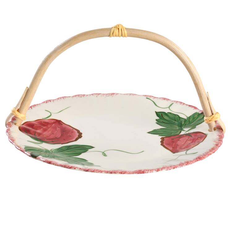 Berryville 5 3/8"-5 5/8" Bamboo Handled Serving Plate  HC