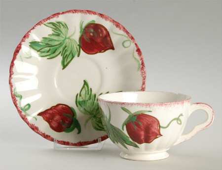 Berryville Footed Cup & Saucer Set
