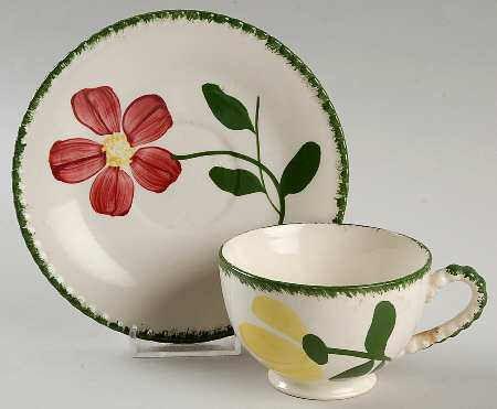 Betty Footed Cup & Saucer Set