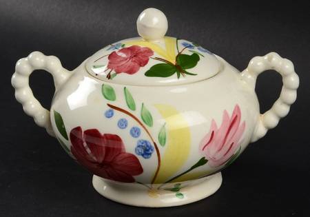 Bluebell Bouquet Sugar Bowl & Lid
