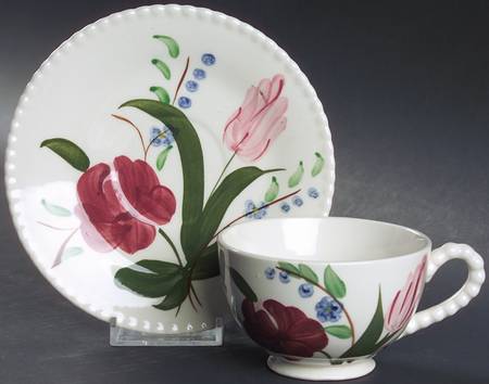 Bluebell Bouquet Footed Cup & Saucer Set