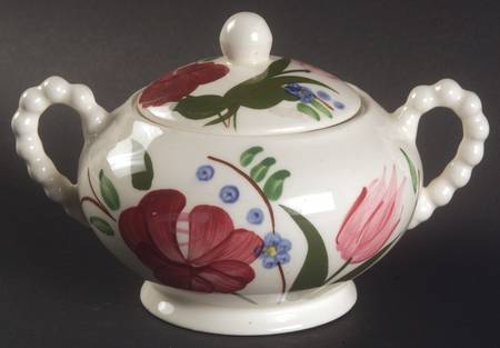Bluebell Bouquet Sugar Bowl & Lid