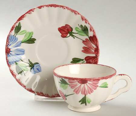 BRP10 Footed Cup & Saucer Set