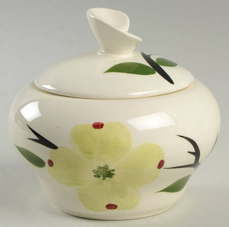 Dixie Dogwood Sugar Bowl & Lid