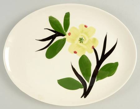 Dixie Dogwood 11" Oval Serving Platter