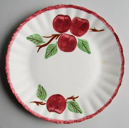 Red Apple Luncheon Plate