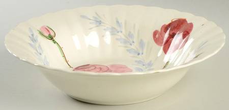 Carol's Roses 9" Round Vegetable Bowl
