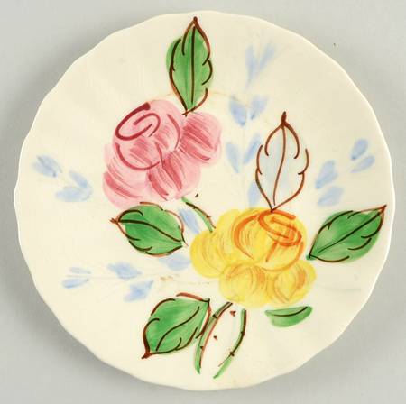 Carol's Roses Bread & Butter Plate
