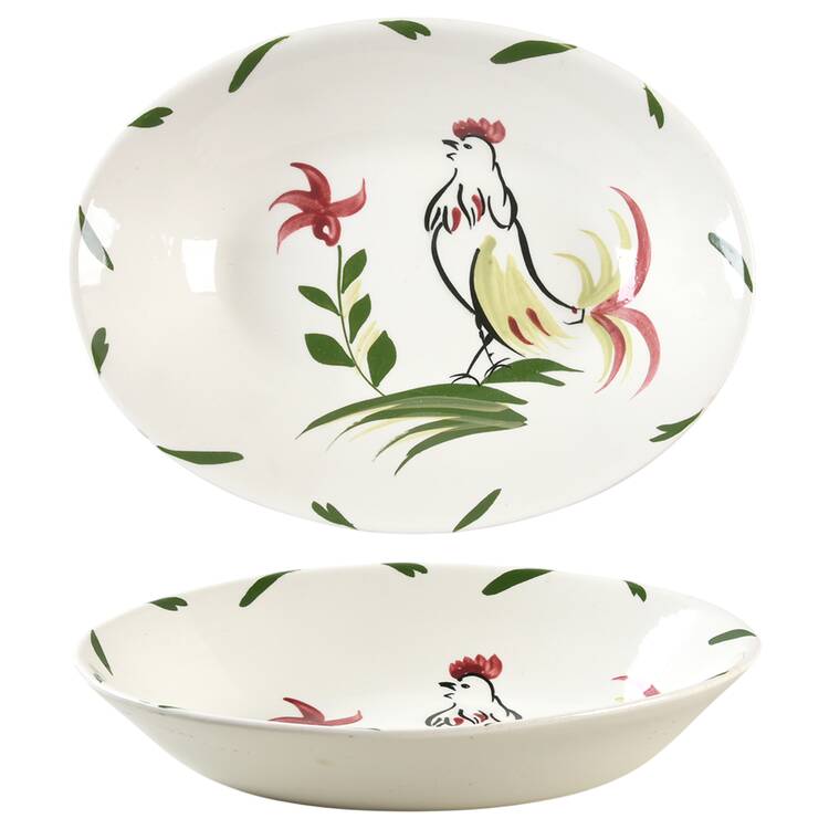 Chanticleer 9" Oval Vegetable Bowl