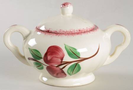 Cherry Bounce Sugar Bowl & Lid