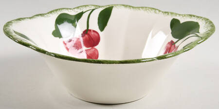 Cherry Coke Lugged Cereal Bowl
