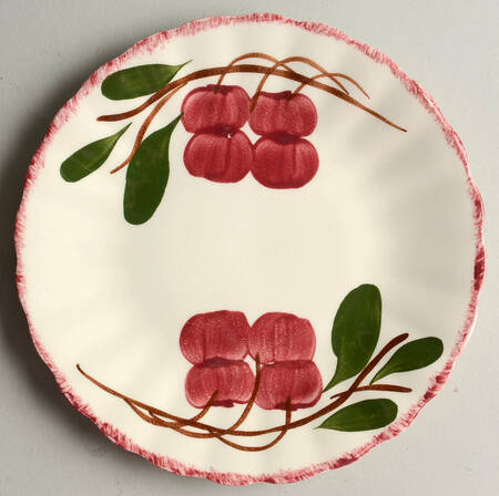 Cherry Cobbler Bread & Butter Plate