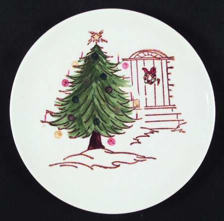 Christmas Doorway by Blue Ridge Southern Pottery