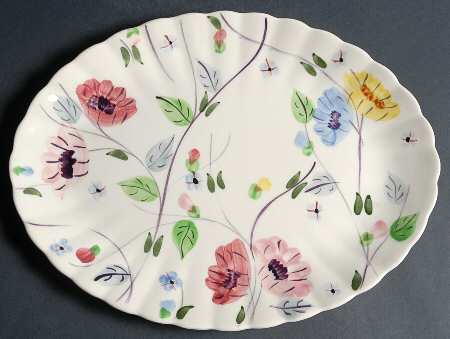 Chintz 13" Oval Serving Platter