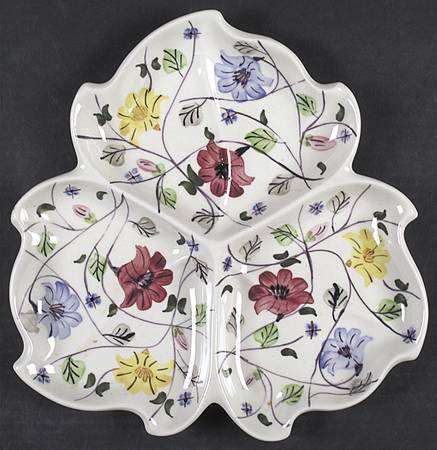 Chintz 3-Part Martha Snack Tray