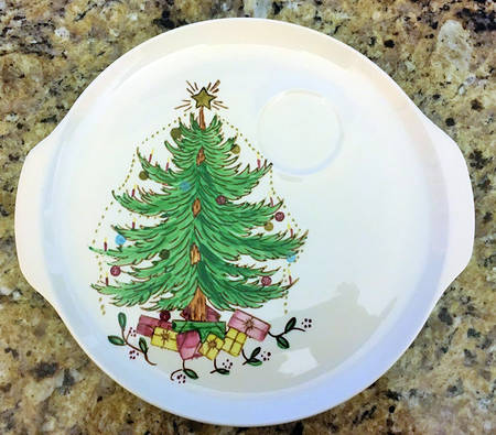 Christmas Tree Snack Plate