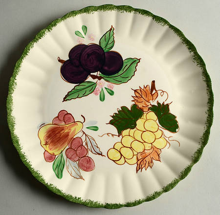 County Fair Green 11" Chop Plate (Round Platter)