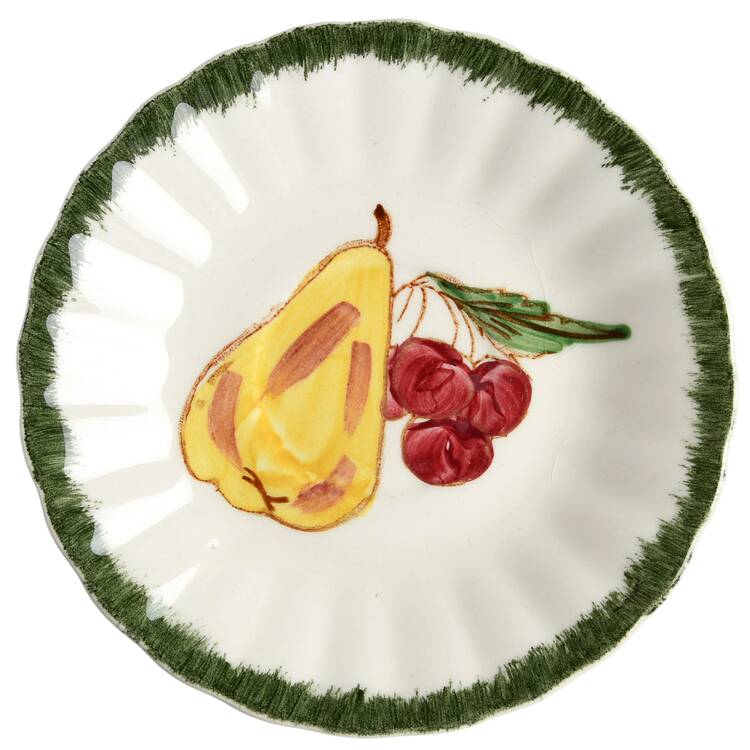 County Fair Green Saucer for Footed Cup