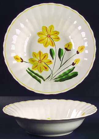 Coreopsis 9" Round Vegetable Bowl