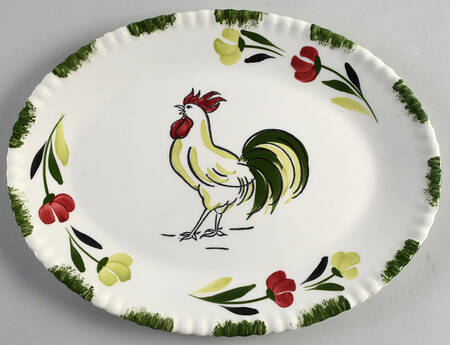 Cock o' the Walk 11" Oval Serving Platter