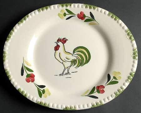 Cock o' the Walk 14" Oval Serving Platter