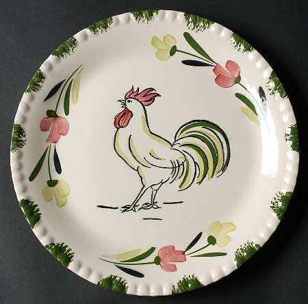 Cock o' the Walk Luncheon Plate