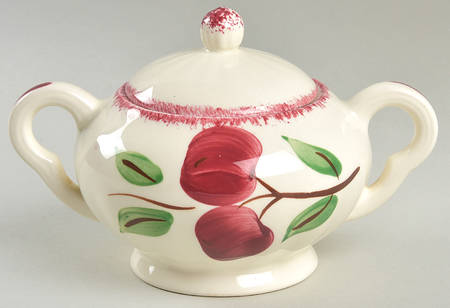 Crab Apple Sugar Bowl & Lid