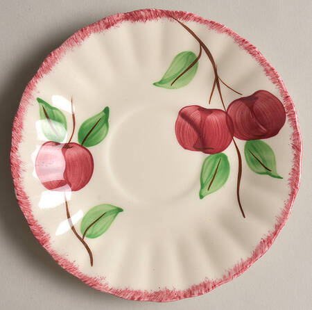 Crab Apple Saucer for Footed Cup