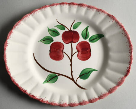 Crab Apple 10" Oval Serving Platter