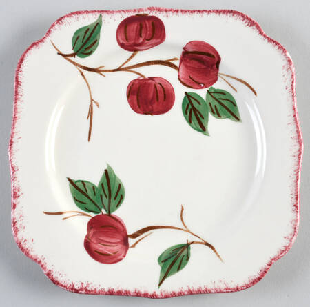 Crab Apple Square Salad Plate