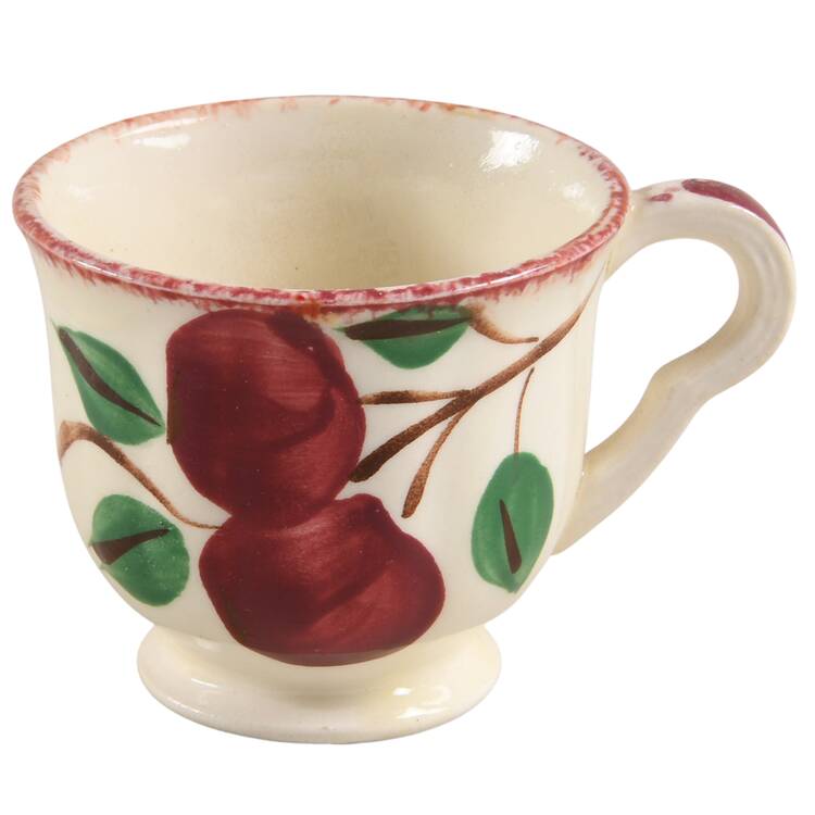 Crab Apple Footed Demitasse Cup