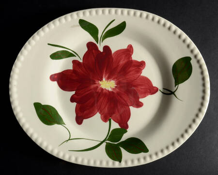 Dahlia 12" Oval Serving Platter