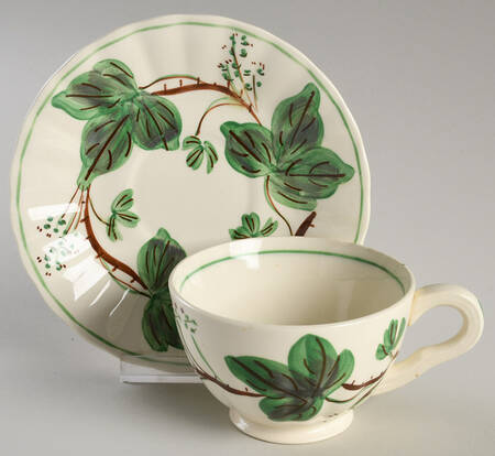 Dewberry Footed Cup & Saucer Set